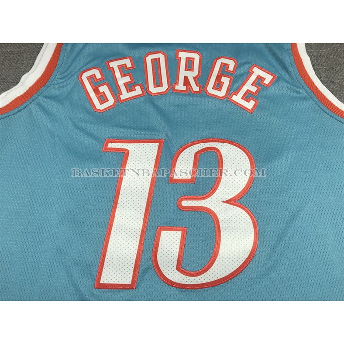 Maillot Los Angeles Clippers Paul George NO 13 Ville 2021-22 Bleu
